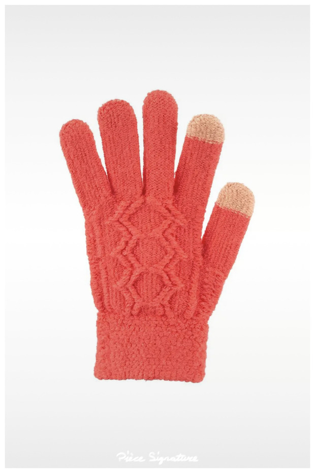 Autumn and Winter Warm Double Layer Thick Gloves Touch Screen Ski Gloves