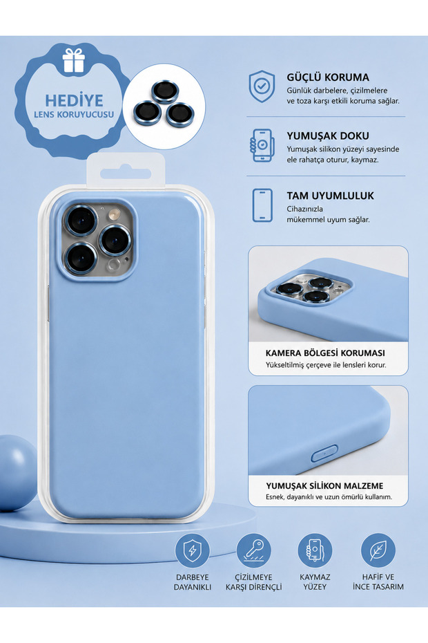 iPhone 16E (6.1 Inch) Compatible Velvet Inside, Stain-Resistant Outside Premium Launch Case with Special Box