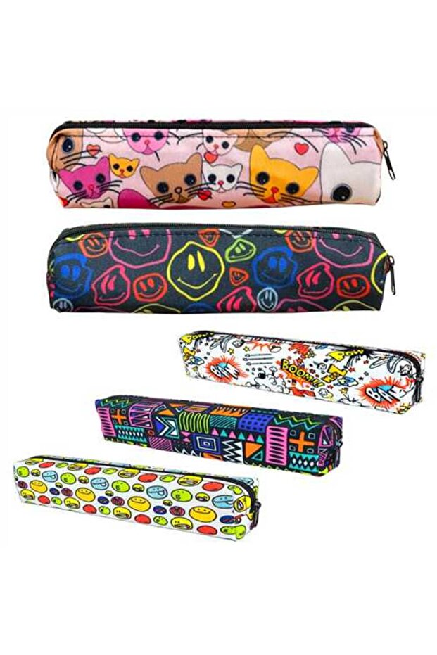 Pencil Bag Mk-99 Small Patterned Single Compartment