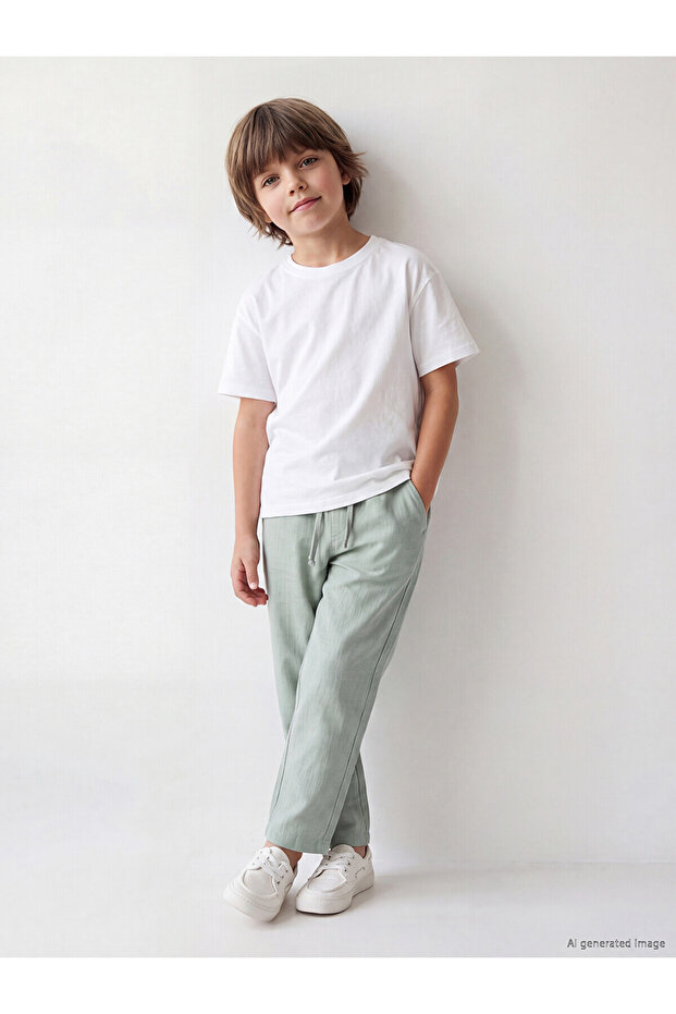 Nevavm Regular Fit Boys' Trousers with Difference
