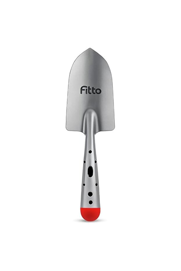 Fitto Metal Garden Trowel with Pointed Blade and Comfortable Grip