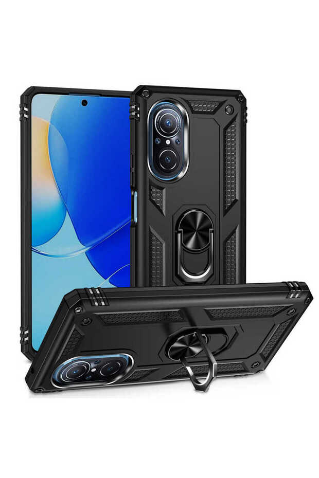 Huawei Nova 9 Se Case Camera Protector Magnetic Stand Tank Protection Vrdr