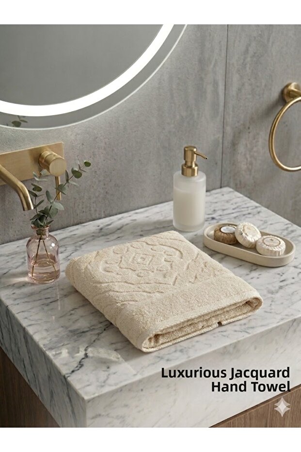 Ivy 50/90 Luxury Jacquard Hand and Face Towel