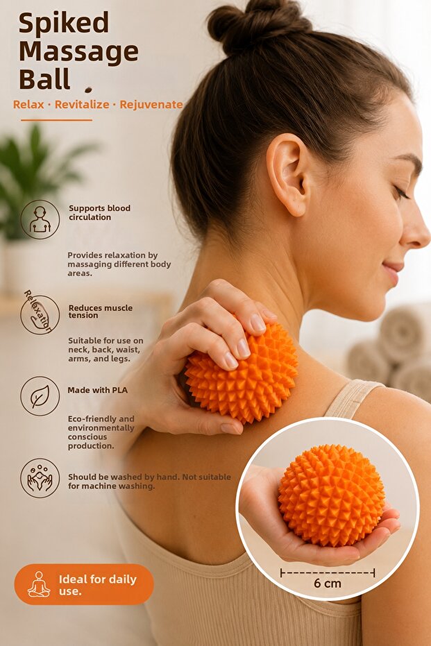 Spiky Massage Ball 6X6 cm