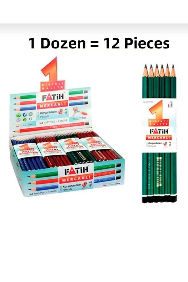 1 Dozen Coral Colored Pencils - 12 Pencils Each