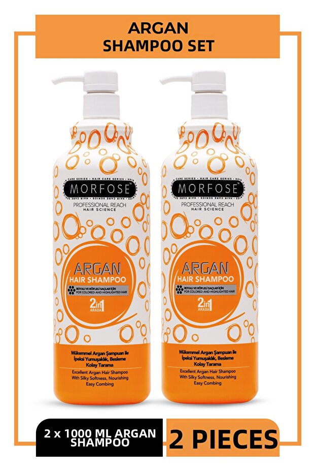 Argan Shampoo 2 X 1000 ml