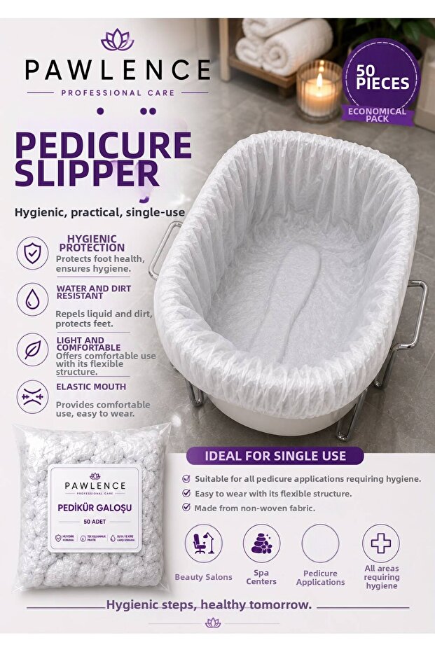 Pedicure Shoes 50 Pieces Hygienic Use