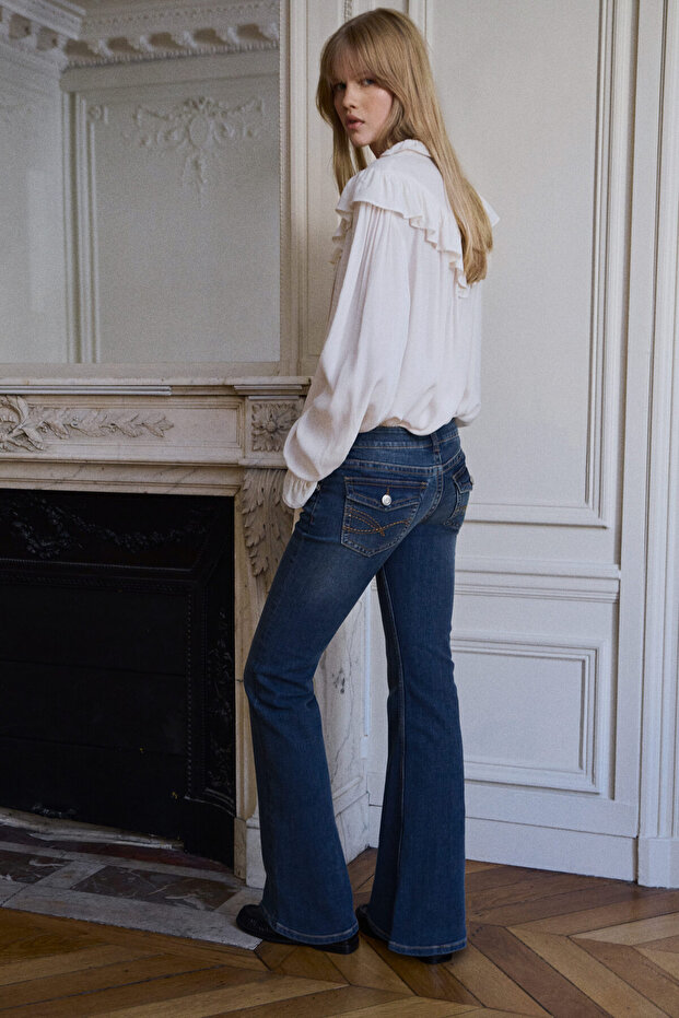 Flared Low Jeans - 3