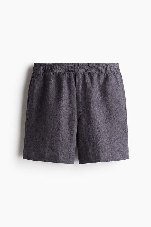 Keten Şort Regular Fit
