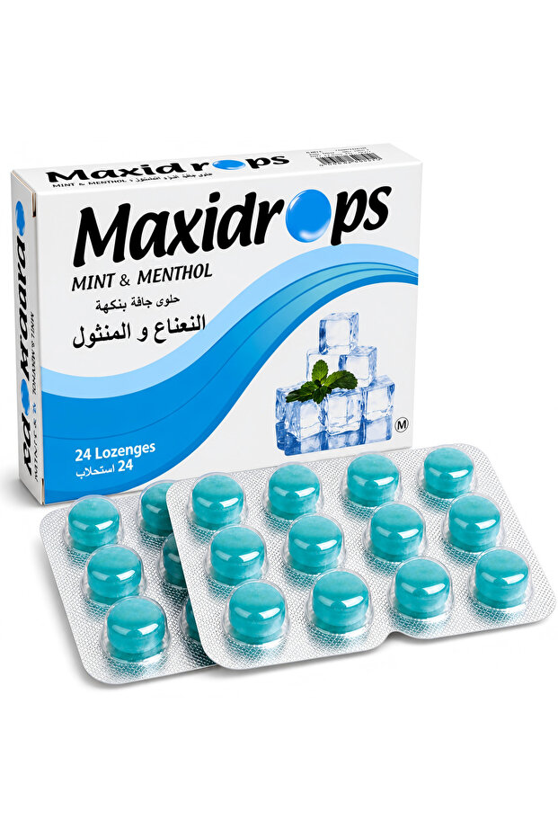 Mint and Menthol Coating Tablets 24 Tablets – Soothing Throat and Refreshing Breath - 1