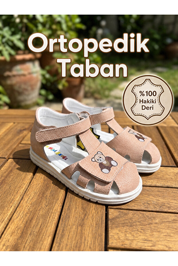 Genuine Leather Orthopedic Children's Sandals