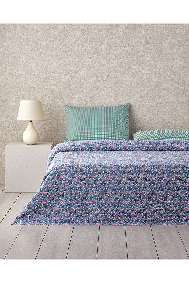 Petit Chamomile Printed Double Pique Set 200X220 cm Pink