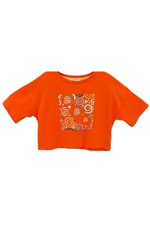 Girl's T-Shirt Pomegranate Flower