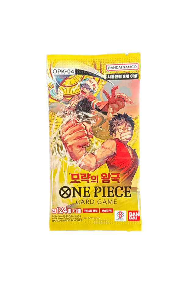 BANDAI One Piece Card Game OPK-04 Booster Pack Korece Orijinal