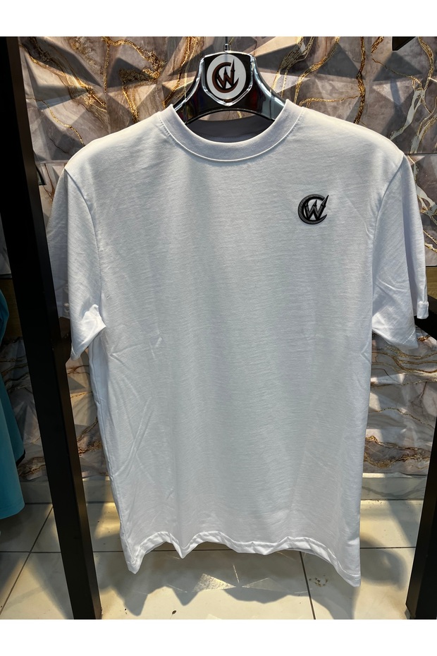 2001 Ny Printed White Basic T-Shirt - 3