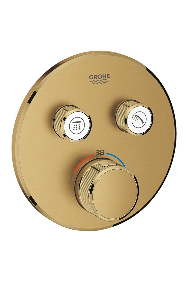 Grohtherm Smartcontrol صمام مزدوج للتحكم في التدفق، خلاط دش ثرموستاتي مدمج - 29119D