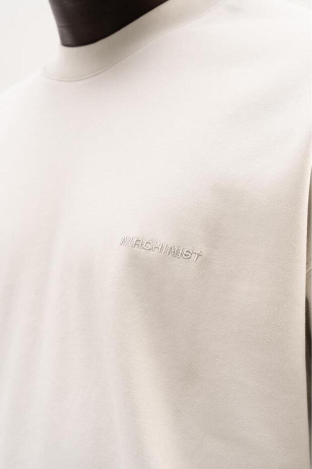 Ανδρικό μπλουζάκι Basic Interlock Oversize Space Grey - 5