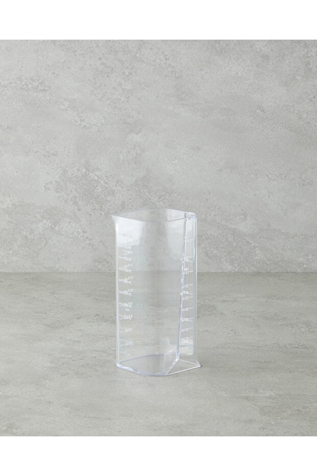 Count Plastic Measuring Cup Kitchen Utensil 7.5X8X18 cm Transparent