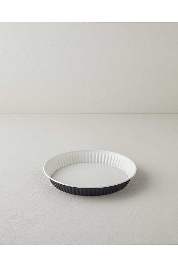 Dr. Oetker Exclusive Ceramic Tart Cake Mold 28X4.5 cm Gray