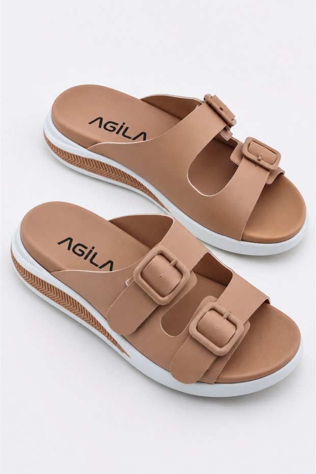 Agila Beige Softstep Women's Slippers