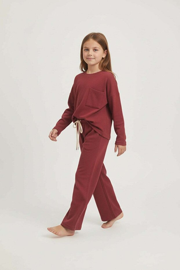100% Cotton Children's Oversize Top and Bottom Set - Unisex Comfortable Fit