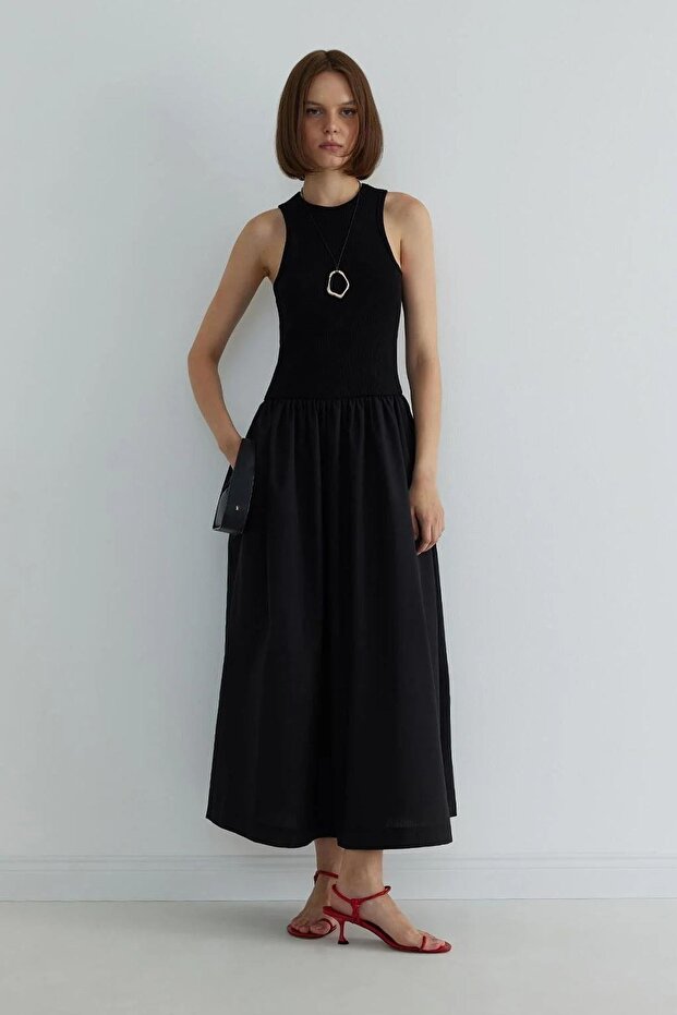 Black Holy Maxi Dress