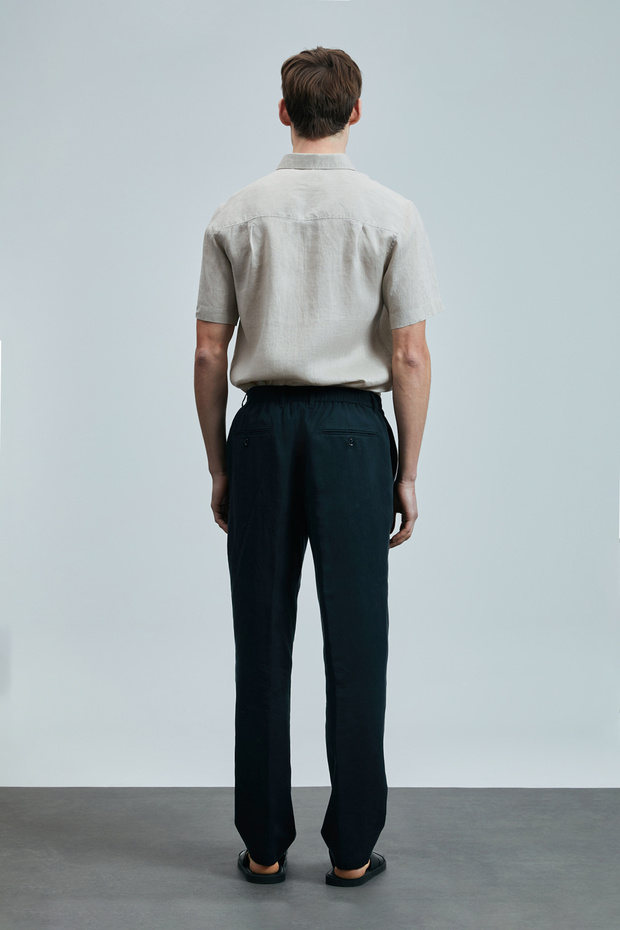 Bert Erkek Basic Gömlek Comfort Fit Bej - 6