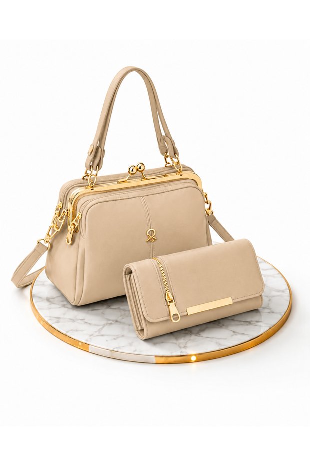 Modern Luxury Sports Women's Bag Si and Wallet Double Combination Set for Daily Stylish and Comfortable Use