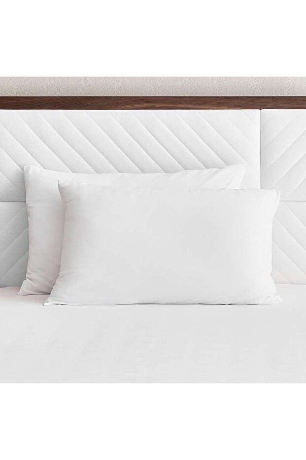 Premium Turkish Cotton Jersey 2-piece Pillowcase Set 50x75cm - White