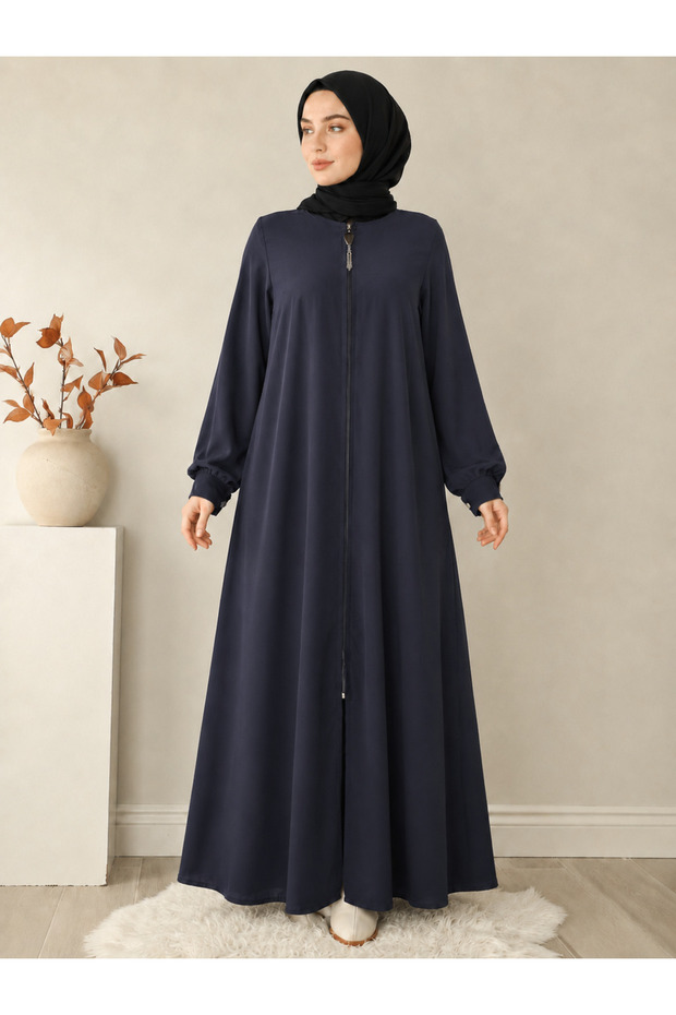Medina Silk Mevlana Ferace Gray