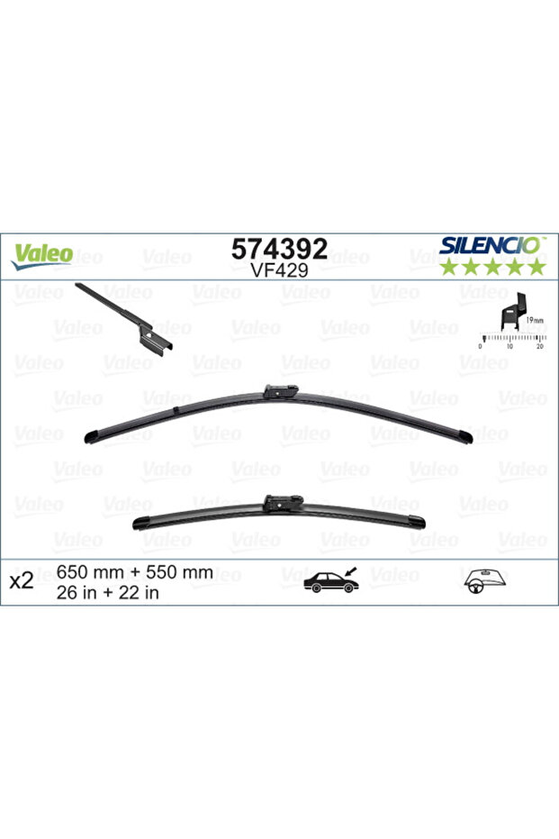 Wiper Blade 574392 - 2