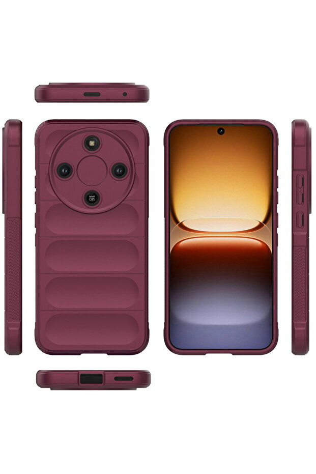 Husa pentru Honor Magic8 Lite - Magic Shield - Bordeaux - 3