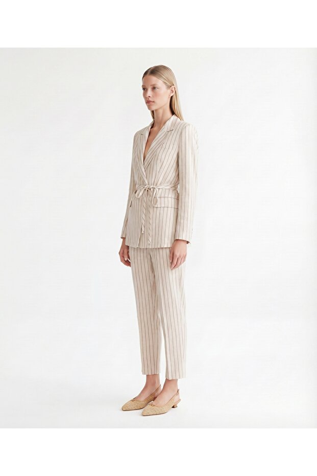 Regular Jacket Collar Long Sleeve Jacket - 3