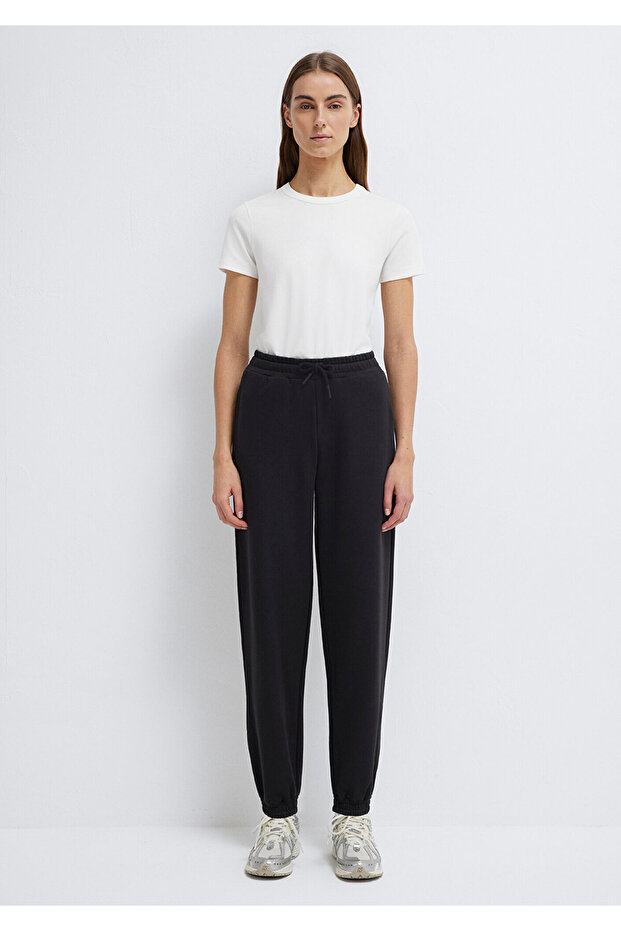 Μαύρο Basic Sweatpants 1600903-900 - 4