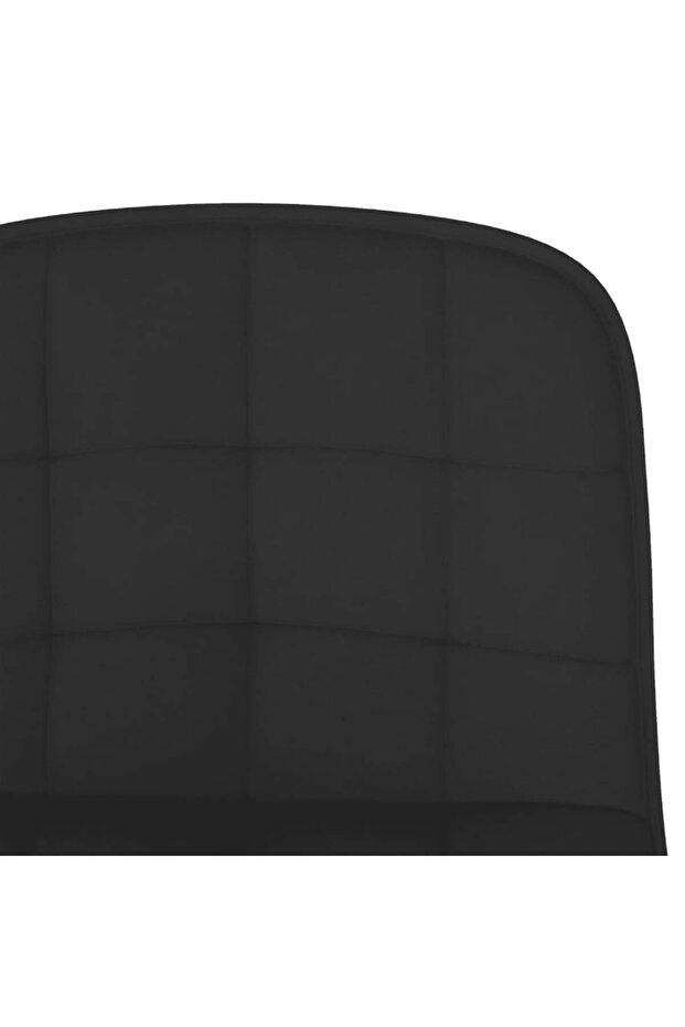 Scaune de bar, 2 buc., negru, material textil - 8
