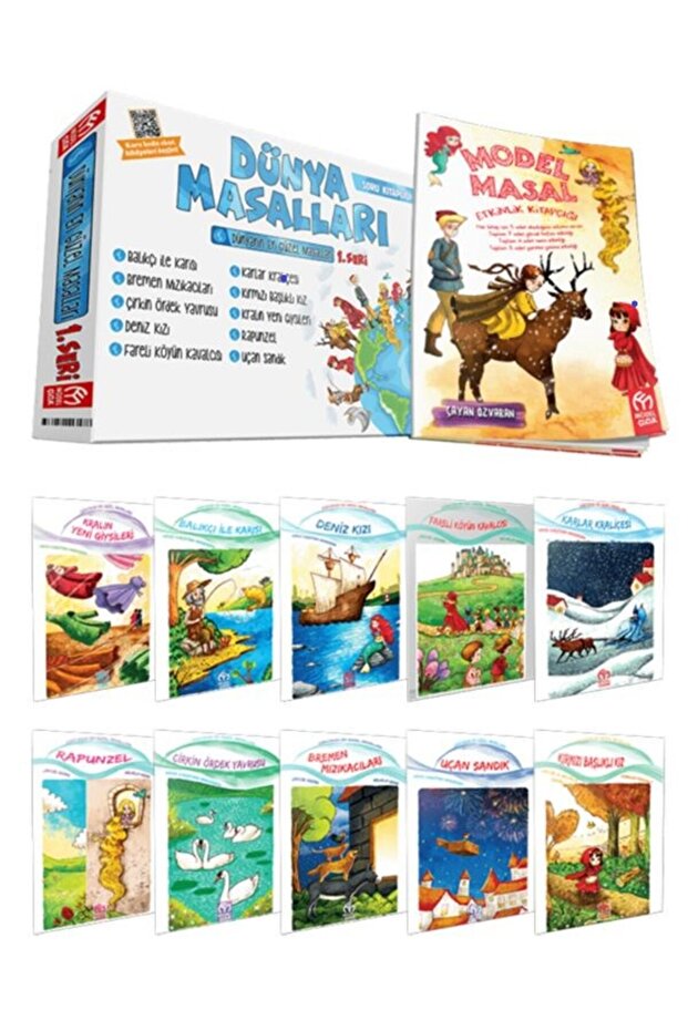 Model Çocuk Dünya Masalları 1. Seri Hikaye Seti