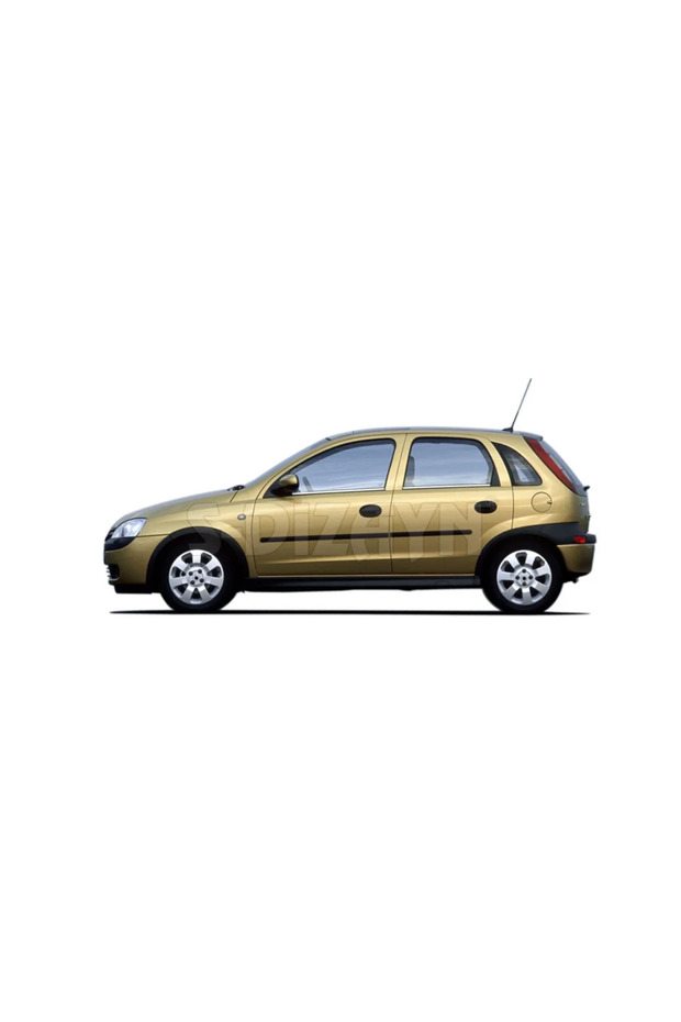 Opel Corsa Uyumlu C Krom Cam Çıtası 4 Parça 2000-2006 - 1