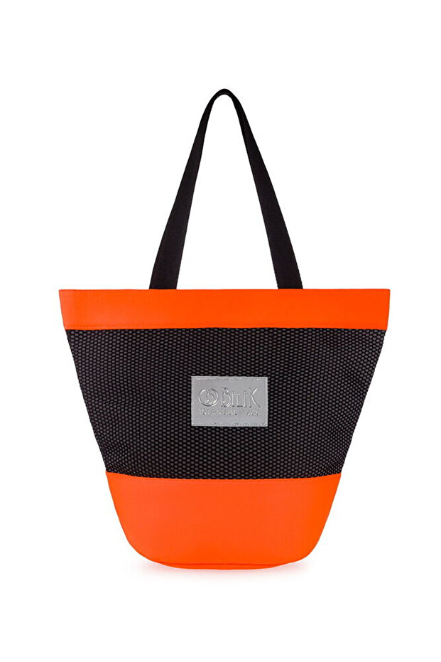 Women's Beach Bag with Logo Detail