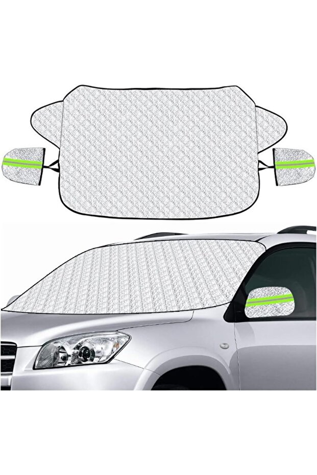 Car Windscreen Sun Shade - Front Window Protector for Winter, Summer,Snow, Frost, Dust