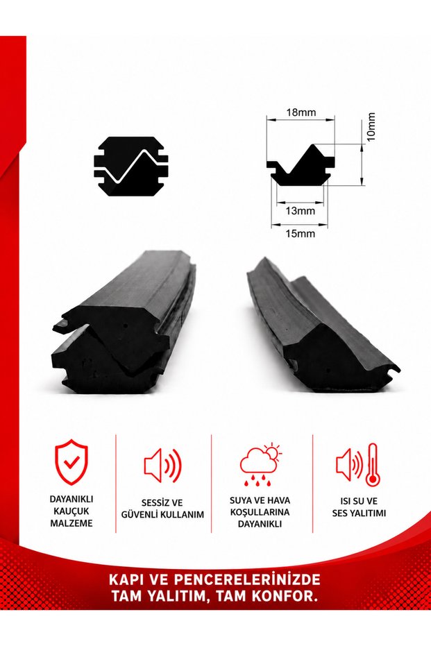 12 No. Photocell Automatic Door Strip 6 Meters Black