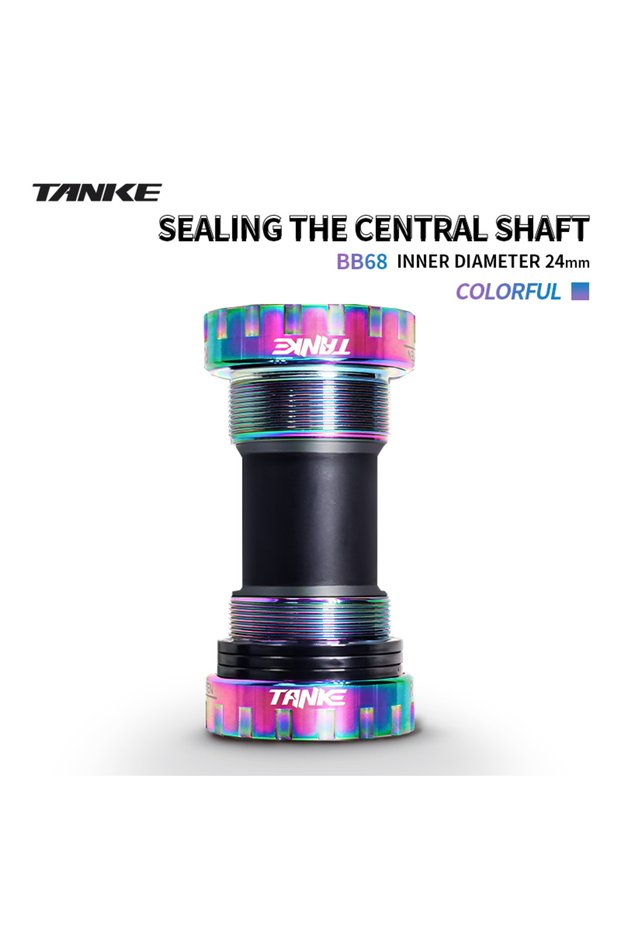 BB68-colorful TANKE-BB68 BB92-73mm,Bottom Brackets Adapter,Bicycle Crank Middle Axle Type,MTB Road B