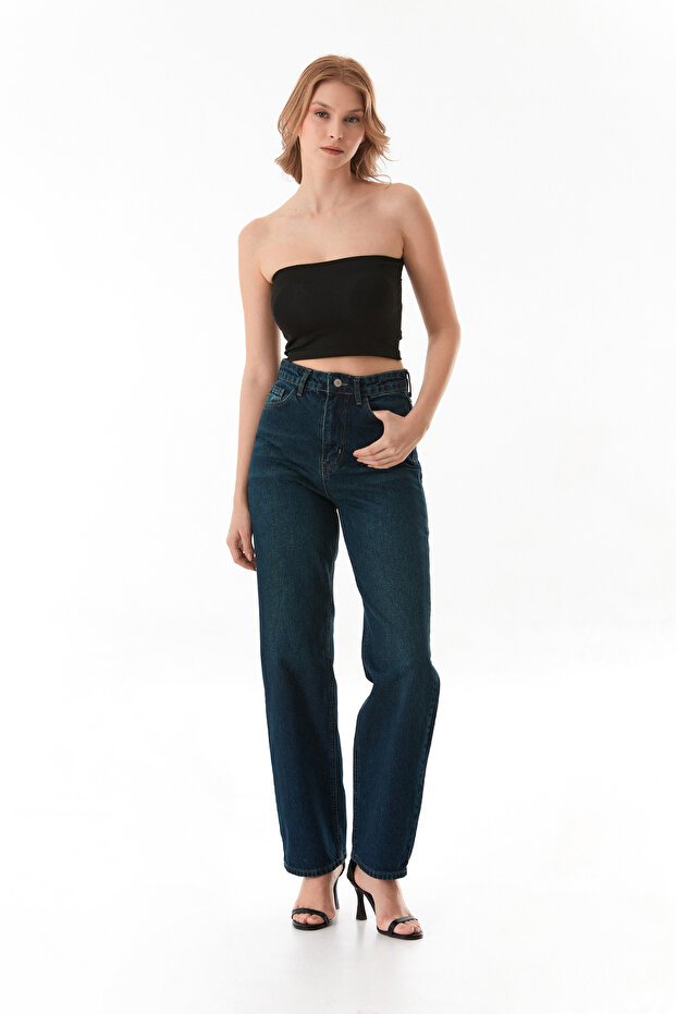 Basic Covered Strapless Bustier - 5