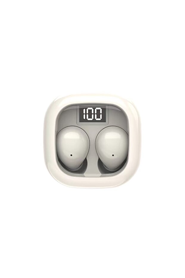 khaki SK Mini 5.3 Wireless Bluetooth Headset Small Earbuds Sleep Work Sports Invisible Headphones HD