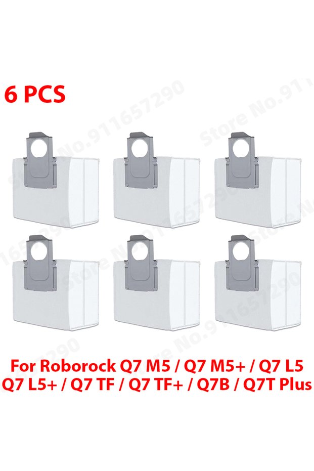 roborock 6 PCS For ( Roborock Q7 M5 / Q7 M5+ / Q7 L5 / Q7 L5+ / Q7 TF / Q7 TF+/ Q7B / Q7T+ / Q7 BF+