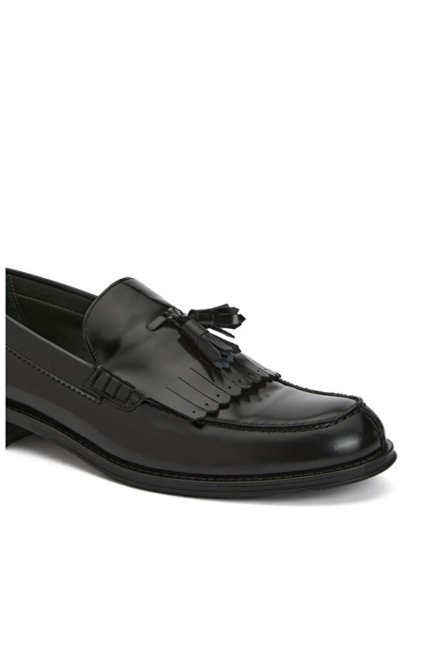 Siyah Erkek Deri Loafer - 6
