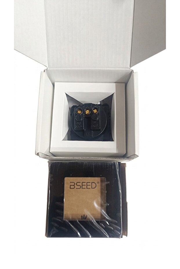 مقبس كهربائي أرضي أسود اللون من BSEED - 2