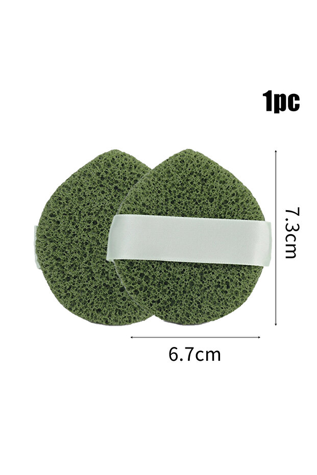 1pcs-green 1-3pcs Exfoliating Face Wash Cleansing Sponge Blackhead Removal Makeup Remover Foam Puff
