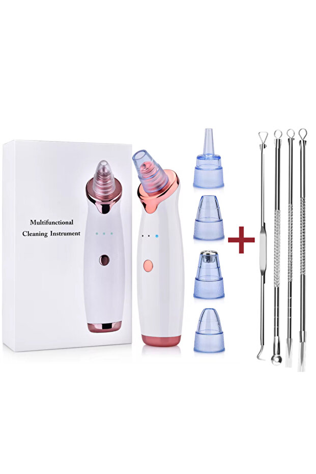 with tools Facial Blackhead Remover Electric Acne Cleaner Blackhead Black Point Vacuum Cleaner Tool