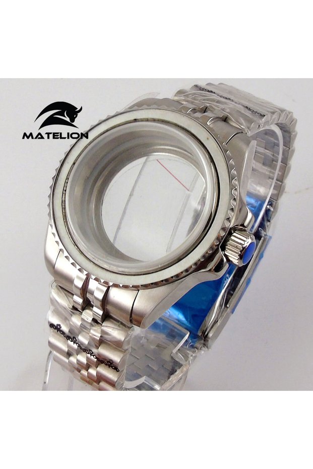 fit NH35 NH34 NH36 glass-flat Matelion 200M Diving Case 40mm Fit NH35 NH36 NH34 GMT ETA 2824 PT5000