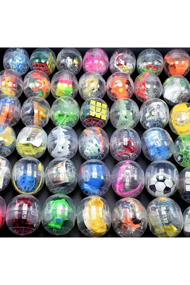 47mm x 55mm 10PCS random--Q 5/10 Pack 55mm Transparent Eggshell Mixed Toys Birthday Party Gifts Priz